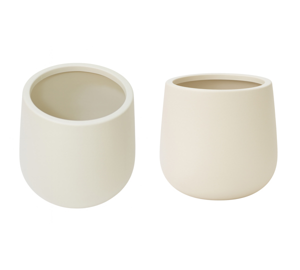 Planters- Duffle Pot med - off-white